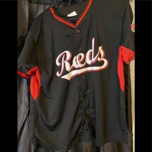 REDS button-up jersey